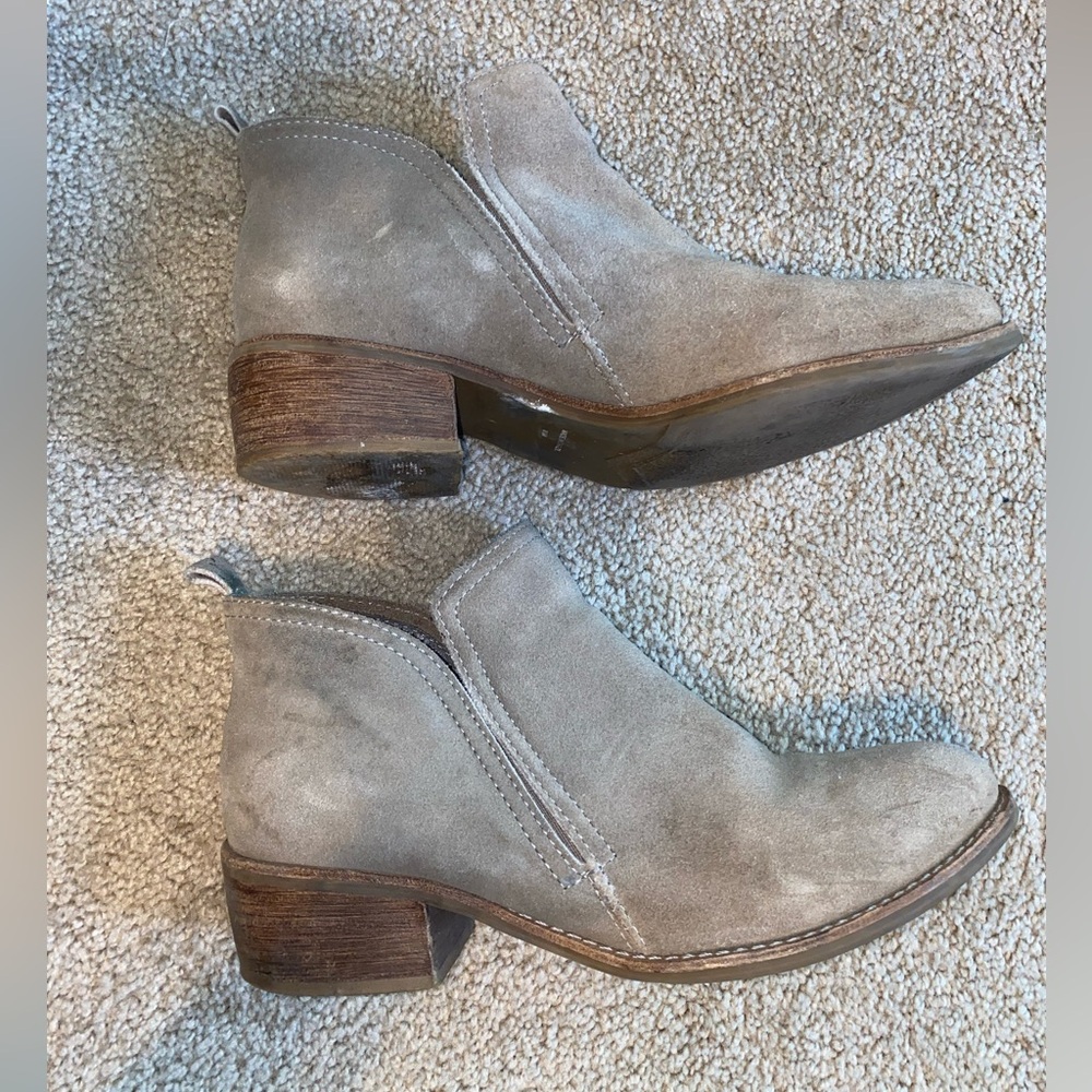 Leather Ankle Boots Made in Brazil Taupe 8 1/2 - Picture 10 of 16